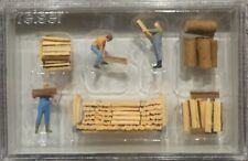 Preiser   10707   (Spur H0)   Brennholz stapeln  + OVP - unbenutzt