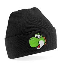 Yoshi Face Beanie Mütze Super