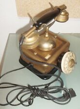 Vintage Messing Alt Blick Antik Dekorativ Telefon Wohndeko Collectibles Geschenk