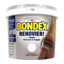 BONDEX RENOVIER! FARBE - 5 LTR Holzfarbe Wetterschutzfarbe Dauerschutzfarbe