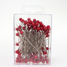 100 Perlennadeln D6mm L65mm Stecknadel Perle Anstecknadel Nadel Pelkopf Polster