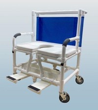 CareLine PCS XXL Toiletten- und Duschrollstuhl • Sitzbreite 76 cm
