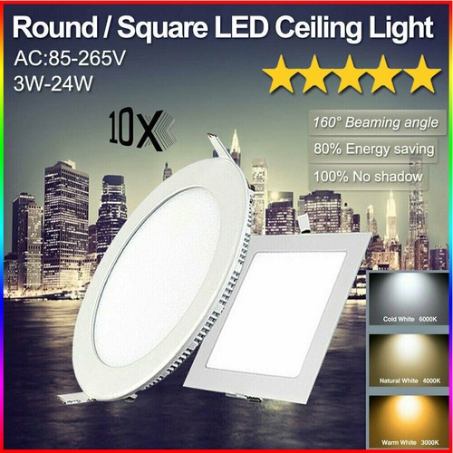 Led panel einbauspot - 2x,