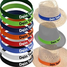 Hutband bedruckt mit