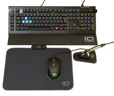 IQ Gaming Mechanical Keyboard + Mouse + Mouse Bungee + Mouse Pad Set