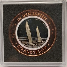 Erste Gedenkprägung zur 10Euro Münze2020"An Land",weisser Ring DER STRANDSEGLER