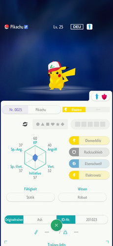 Pikachu ash cap kappe - ash,