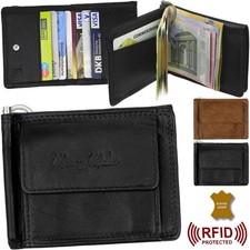 Dollarclip Geldbörse Metallklammer Moneyclip Geld Klammer Clip RFID Kartenfach