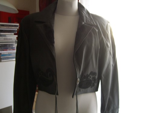Damen kurze lederjacke - damen,