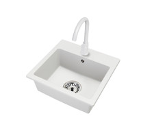 Weiße DON-Granitspüle mit