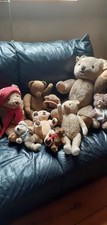 Sammelauflösung Konvolut 9 alte Teddybären Teddys bespielt