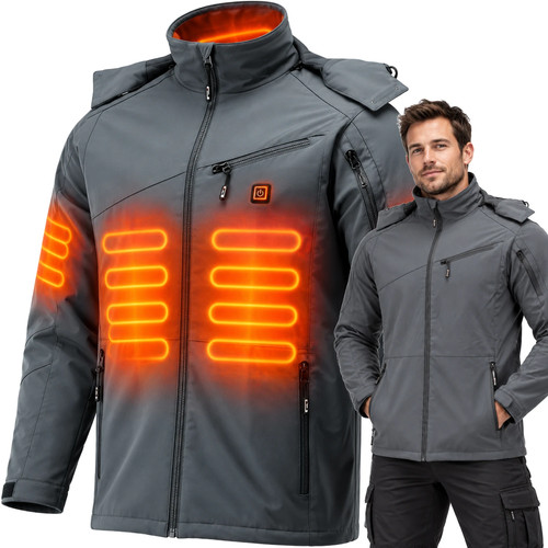 Beheizbare softshell jacke - softshell,