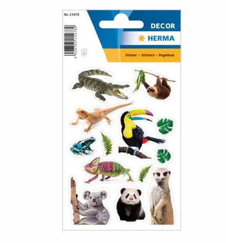 Herma sticker exotische tiere - sticker,