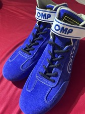 Rennsportschuhe OMP, Wildleder Blau, Motorsport, Rallye, Stiefel Sport, Gr.39