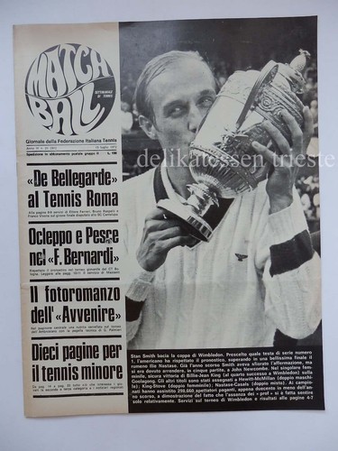 Tennis match ball magazin 1972 - tennis,