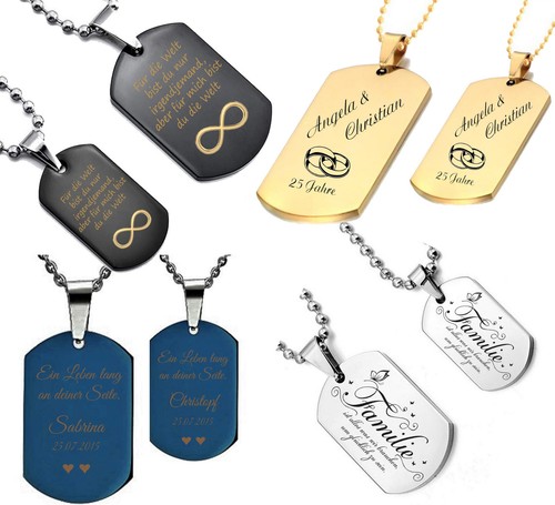 Massiv partner dog tag mit - massiv,