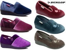 Damen Velours Hausschuhe