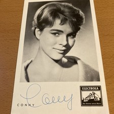 Conny Froboess Autogrammkarte