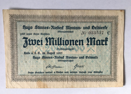Notgeld halle 2 - halle, (saale),