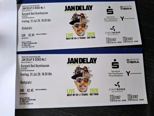 Tickets jan delay disko - delay, &