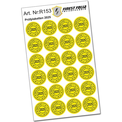 24x stück prüfplakette - stück,