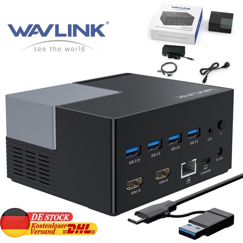 Wavlink usb dockingstation - usb-c,