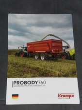 KRAMPE PROBODY 760 Wannenkipper, Muldenkipper Prospektblatt ( 4102 )