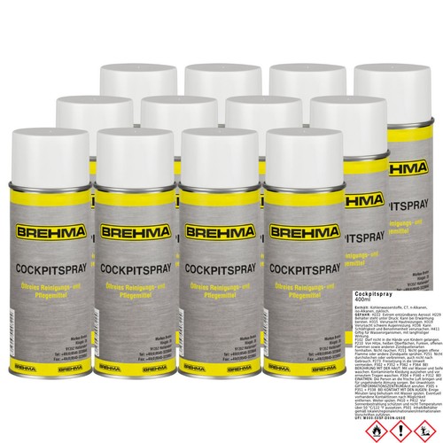 12x brehma cockpitspray - 12x,