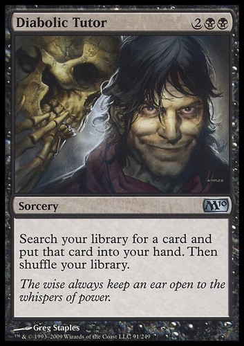Diabolic tutor magic - ~, [
