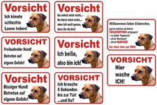 Türschild Schild Vorsicht