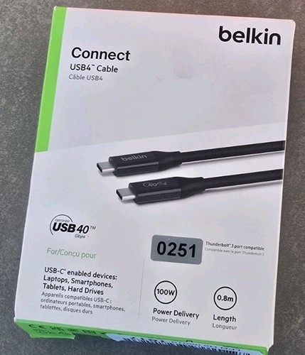 Belkin thunderbolt kabel - belkin, 3-kabel