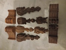 Möbel, Restaurierungsmaterial,Antik, Holzapplikation, Mahagoni antik, 1885