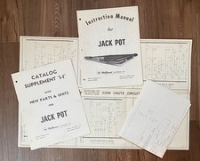 Williams Jack Pot / Manual + Schaltplan + Zusatz / Flipper Pinball