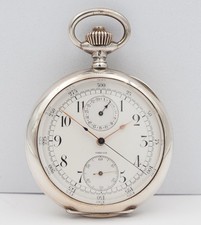 Antike OMEGA Silber Taschenuhr