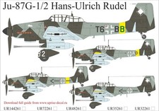 1:48 Decal Junkers Ju-87G-1/2