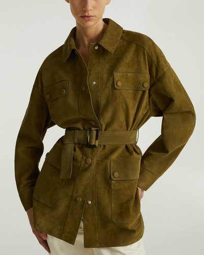 Olivgrüne lederjacke damen - olivgrüne,