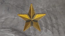 Pin stern gold 5 cm - -,