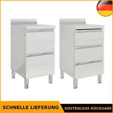 Gastro Küchenschrank Edelstahl Arbeitsschrank Schrank mehrere Auswahl vidaXL