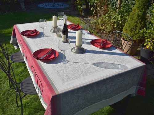 Jacquard tischdecke baumwolle - jacquard,