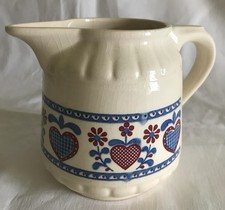 Milchkrug Staffel Keramik 60 - 70er Jahre Craquele, 0,5 L