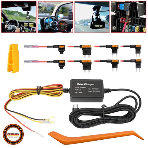 Usb dash cam hardwire kit - c,