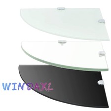 Eckregal Glasablage Glasregal Halterung Glasboden Wandregal Badregal Ablage