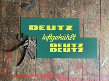 Deutz aufklebersatz - +, /