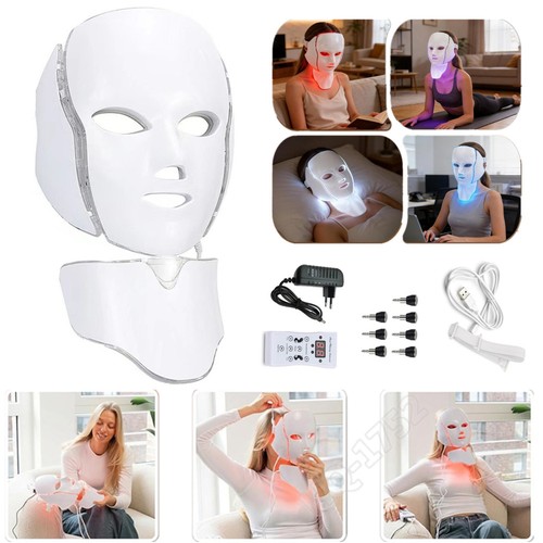 Farben led gesichtsmaske mit - 7-farben,