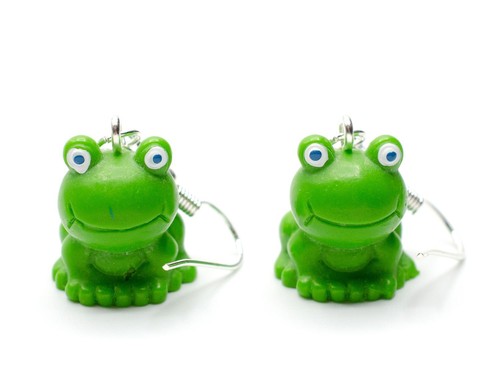 Frosch ohrringe miniblings - frosch,