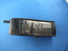 Tasche Hülle Siemens S10D Handytasche Nostalgie Case Klassik Black Schwarz GUT