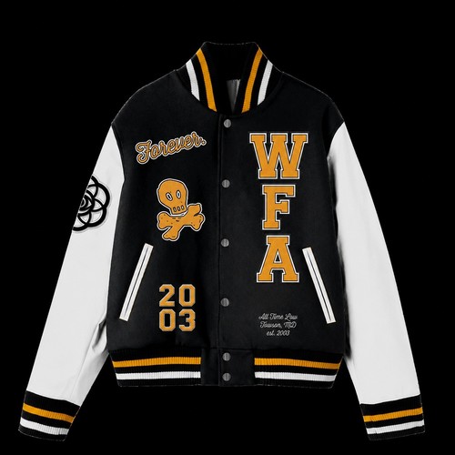 Herren varsity jacke letterman - herren,