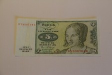 BRD 5 DM Banknote Schein 2
