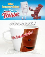 KINDER RIEGEL TASSE "Heiße Milch - Heiße Schokolade" Arzberg 2015 neu&unbenutzt!