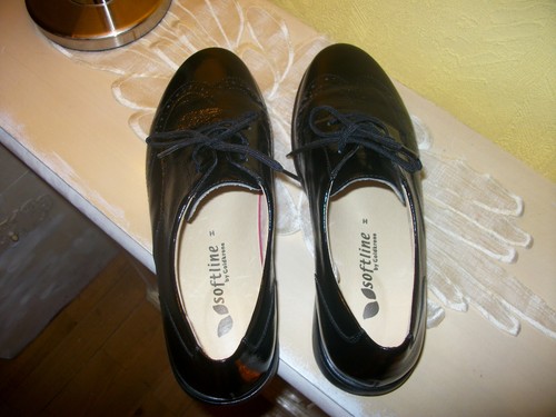 Halbschuhe echtes lackleder - halbschuhe,